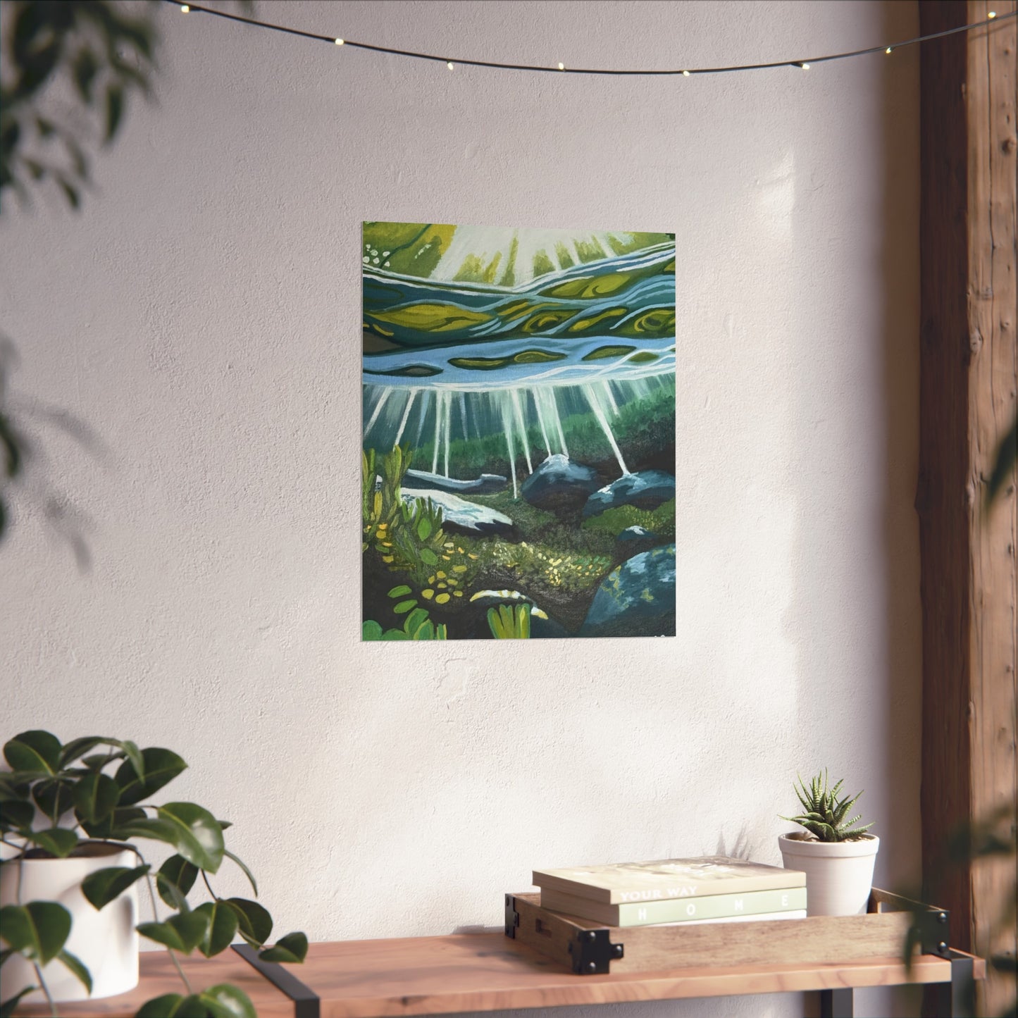 The Mermaids Garden - Art Print