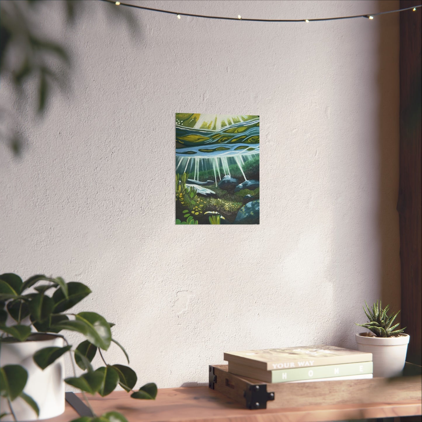 The Mermaids Garden - Art Print