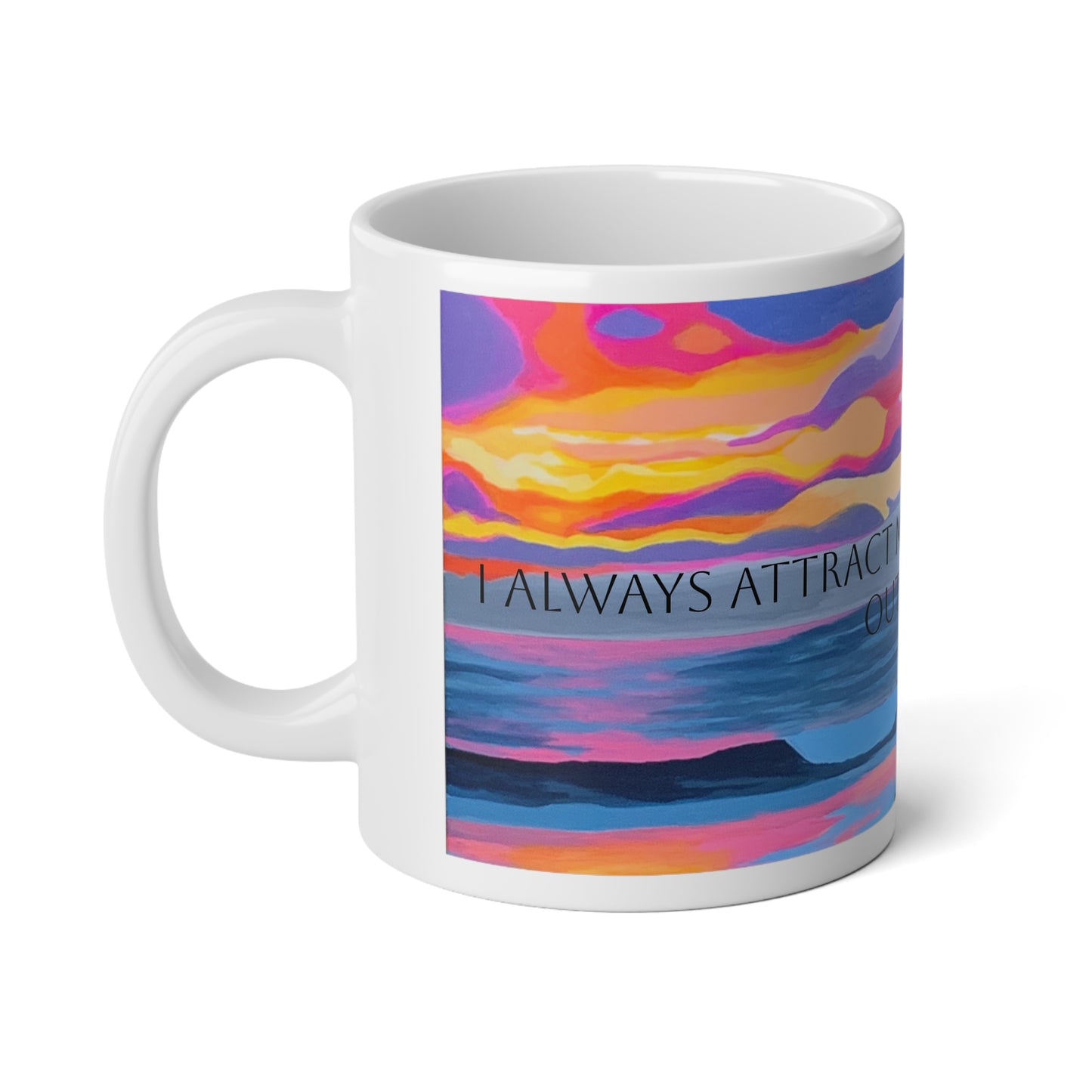 Sunrise Affirmation Jumbo Mug, 20oz