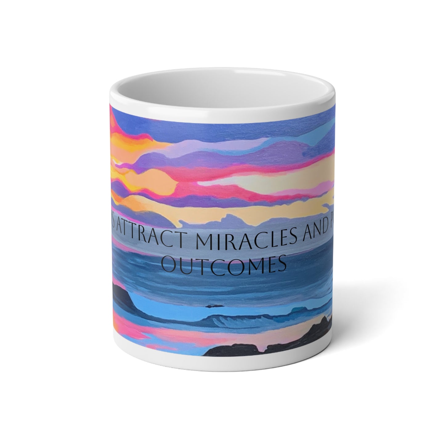 Sunrise Affirmation Jumbo Mug, 20oz