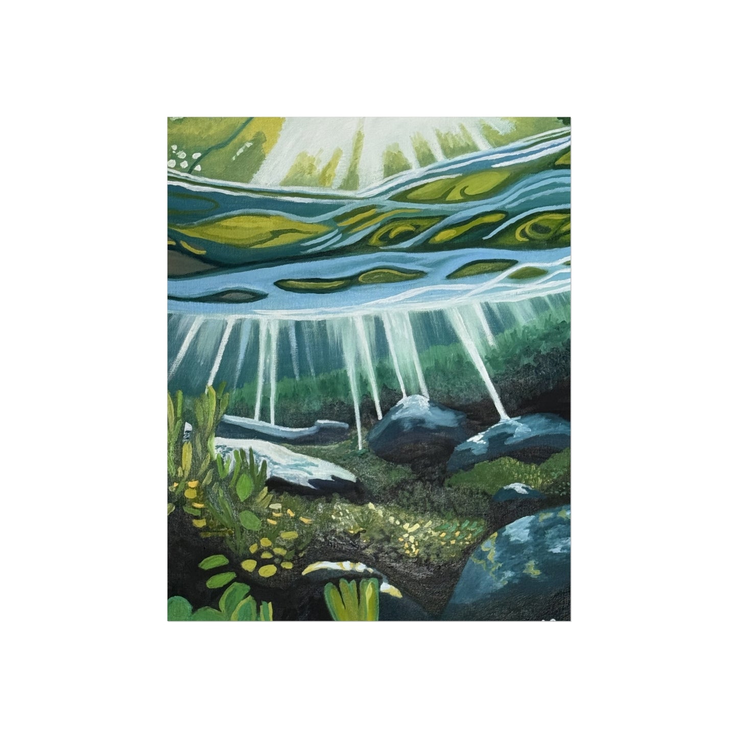 The Mermaids Garden - Art Print