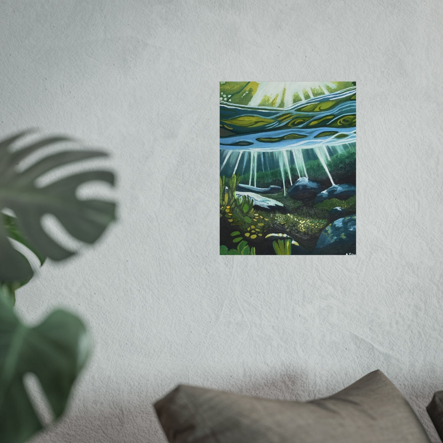 The Mermaids Garden - Art Print
